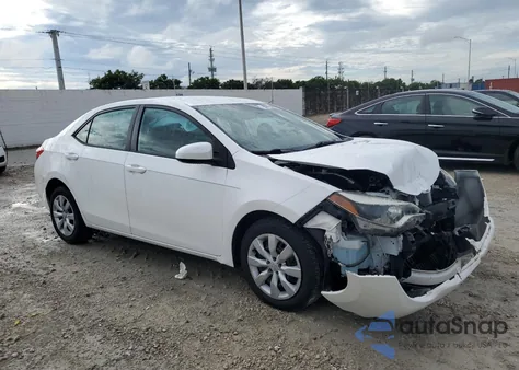 2016 Toyota Corolla L из США, поврежденный, VIN 2T1BURHE9GC507349